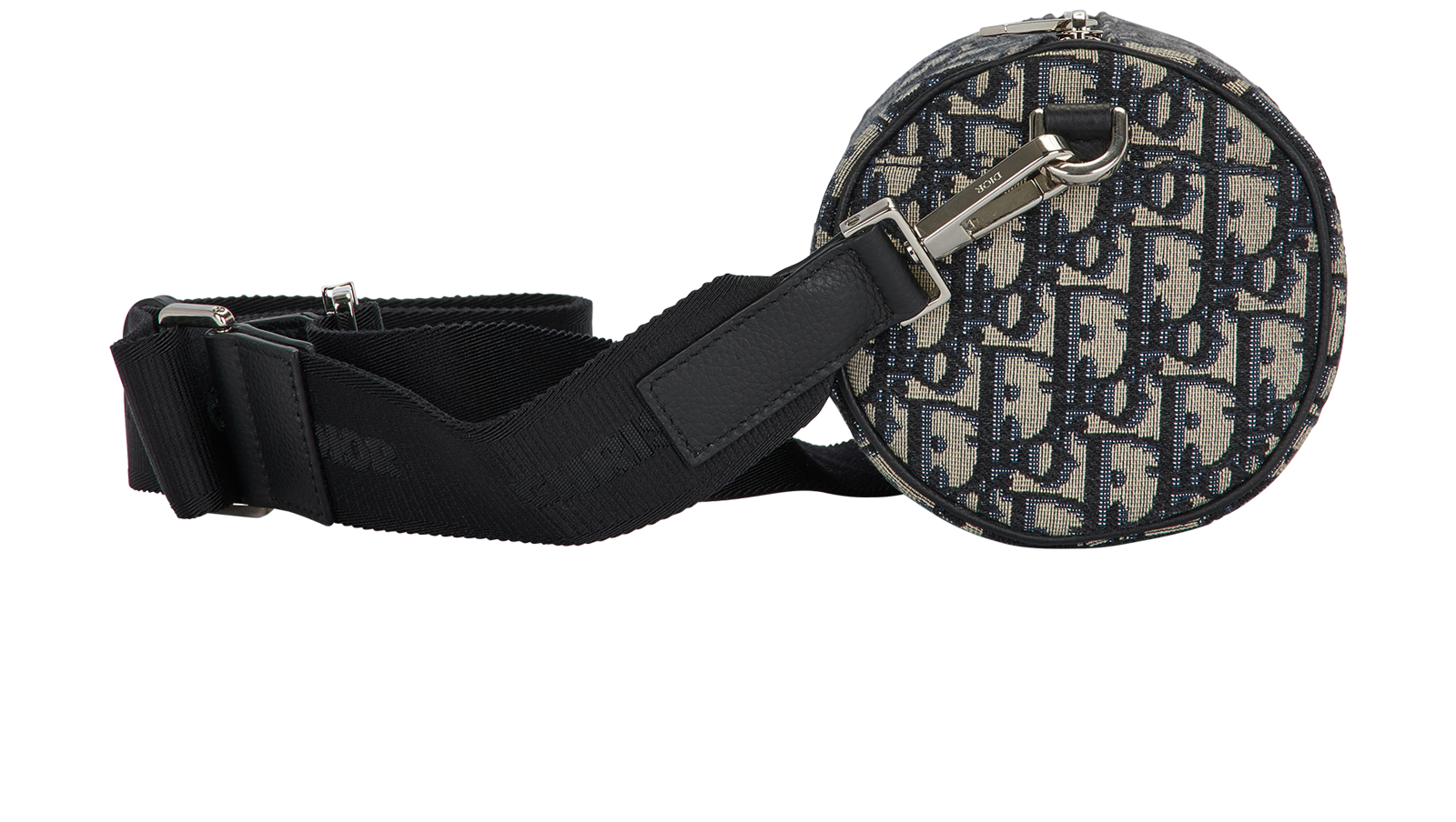 Oblique Jacquard Roller, &pound;950, Handbags, Navy, Canvas, Side view